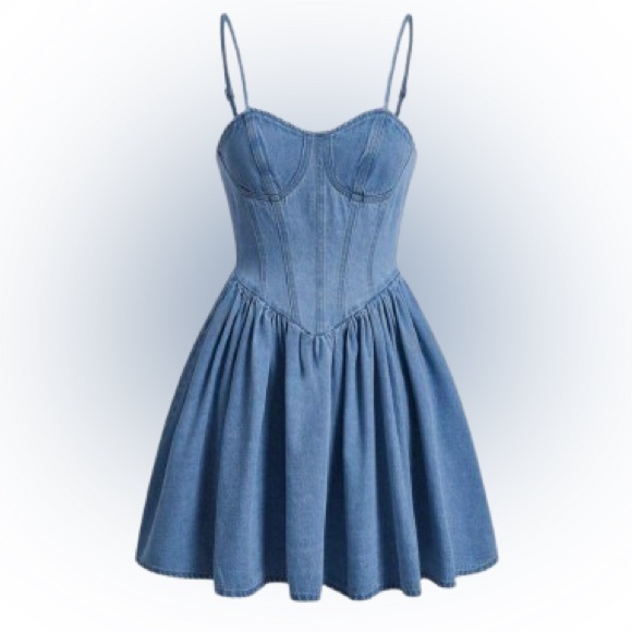 Women’s Denim Dress - Picture 1 of 2